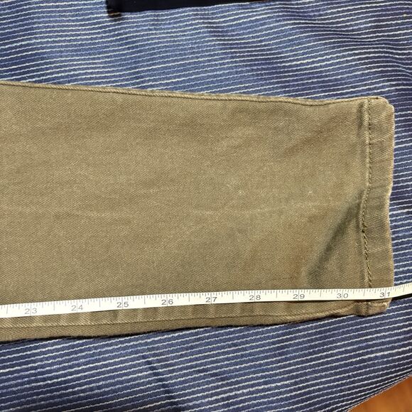 Levi's 524 Skinny Jeans Womens 29 Studded Green Superlow Y2K Grunge Boho Vintage - Picture 13 of 16